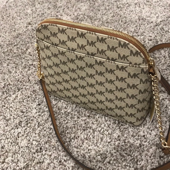 Michael Kors Monogrammed Crossbody Bag - Picture 2 of 5